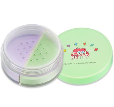 China Whitening Wholesale Color Oil-control Makeup 2-in-1 Dust Waterproof Loose Powder No-Loader Long Lasting for sale