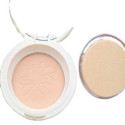 China Waterproof Floral Naked Look Pressed To Dust Long Lasting Oil-control Pressed Powder Makeup for sale