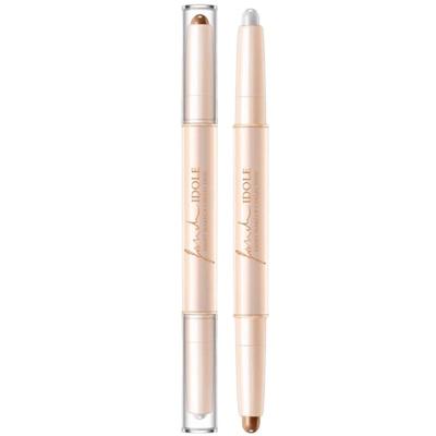 China Betty Eyeshadow Pencil Waterproof Fresh Double Headed Beauty Silkworm Eyes Makeup Glitter Highlighter Bar Pencil for sale