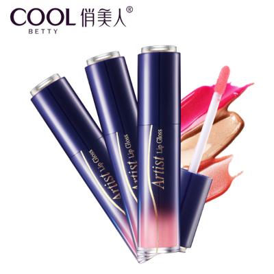 China Artist 7 Colors Waterproof Lip Gloss Matte Liquid Lipstick Waterproof Glitter Long Lasting Lip Gloss for sale