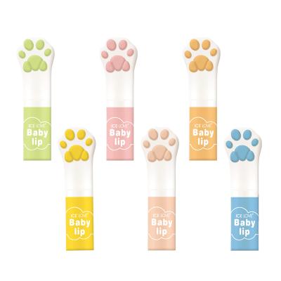 China Custom vegan kids natural lip balm flavor fruit carton food grade cute lip balm wholesale waterproof logo cosmetics for sale