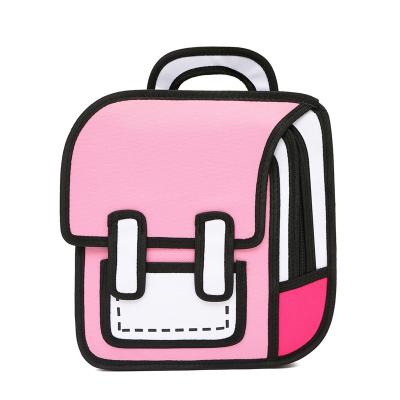 China Fashoion BUTRADE Custom Logo and Pattern Shoulder Bag Cartoon School Bag Teenager&student Portable Bags for sale