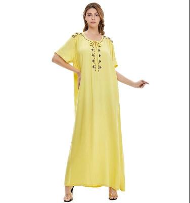 China Leisure Good Selling Middle East Thobe Women Muslim Islamic Thobe Arab Long Dress for sale