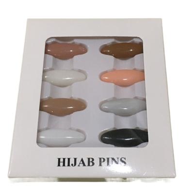 China Muslim Headscarf  High quality headscarf pin plastic clip headscarf clip scarf clip pins safety pin silk scarf buckle H123 Muslim headscarf for sale