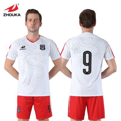 China 2021 new design cheap retro soccer jersey football tops quick dry for sale