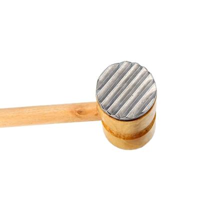 China Viable Wooden Meat Hammer Steak Pork Chop Hammer Kitchen Tool for sale