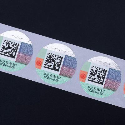 China Beveiliging Gepersonaliseerde belastingstempel met regenboog gedrukt holografisch micro-tekst oppervlak Te koop