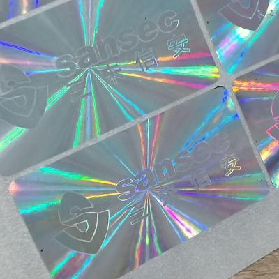 China 3D Holographic Security Stickers Original Anti Counterfeiting QR Code Stickers for sale