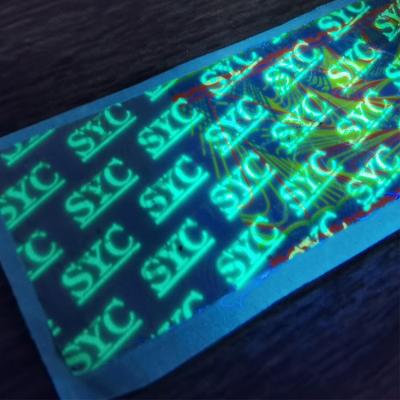 中国 Custom Make Holographic Sticker Label Security Custom Hologram Sticker Label 販売のため