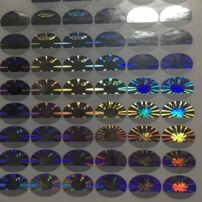 China ODM Self Adhesive Security Labels 3D Hologram Anti Fake Label Antifreeze for sale