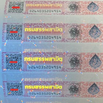 China Customized Holographic Security Stickers with Permanent Adhesive Protect Your Products for sale