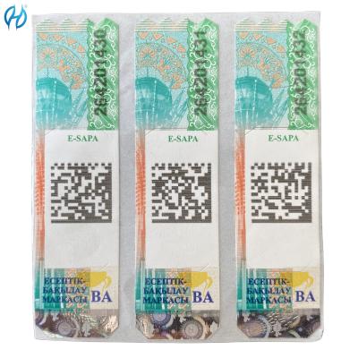 China Productverpakking QR-code label met en afneembare druktechnologie Te koop