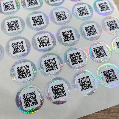 China Customized Logo Promotion Holographic Security Stickers for Permanent Protection for sale