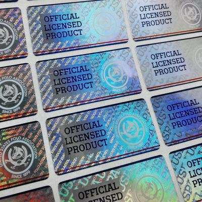 Κίνα Custom Holographic Tamper Evident security seal stickers - Paper Vinyl/ PET προς πώληση