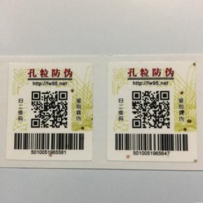 China Non-Removable Paper Labels 5000 Labels Per Pack Customzied Shape Double Layer for sale