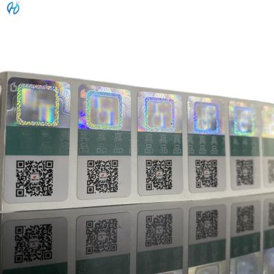 China Producttoepassing QR-code Barcode Kleefpapierlabel voor beveiligingslabels Te koop