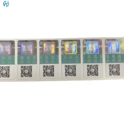 Chine Étiquette de code QR en papier noir et blanc avec technologie d'impression thermique adhésive et imperméable à vendre