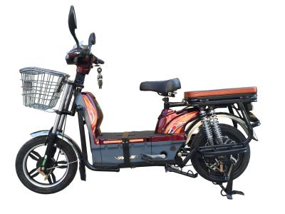 China Elektrische Fiets van vier Zwarten van Schokbrekers Elektrische de Gemotoriseerde Fietsen Te koop