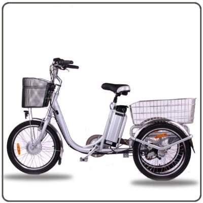 China Ce keurde 36V 250W Witte Elektrische Batterij 3 van het Driewielerslithium Wiel goed Elektrische Fiets Te koop