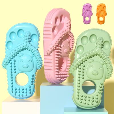 China Wholesale Durable Toothbrush Viable Interactive Dog Manufacturer China Slipper Toy For Aggressive Chew Rubber Toys for sale