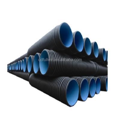 Китай HDPE Double Wire Double Wall Pipe Machine Large Diameter Corrugated Wall Drainage Pipe Production Line продается