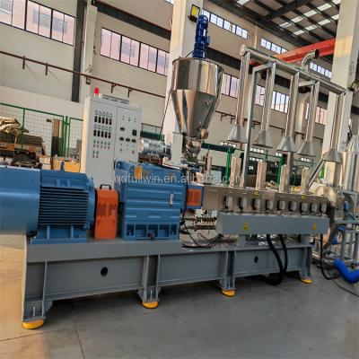 China PIPE Co-rotating plastic m parallel twin screw extruder for sale