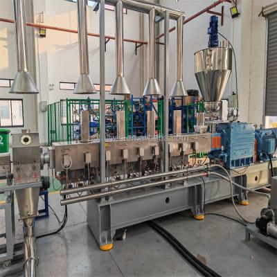 China PIPE 140 Counter-rotating Parallel Twin Screw Extruder for sale