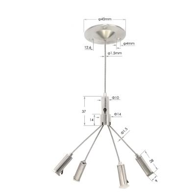 China Factory Free Samples Standard Stainless Steel Copper Cable Clamp for sale