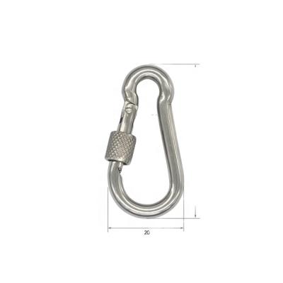 China Industrial Or Lighting Cable System Factory Price Stainless Steel Spring Snap Hook Hanging Rack for sale