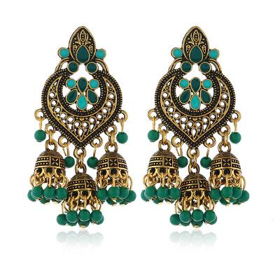 China UA273 CLASSIQUE drop shipping fashion earrings ethnic women's long style hot sale earrings for sale