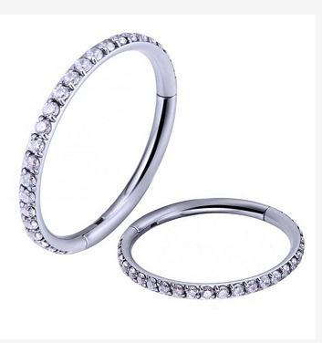 China The other UA103 dropshipping single women's ring zircon ring natural pink white row ring for sale