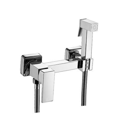 China Good Quality Smart Single Handle Shower Brass Chrome Square Finished Shower Spray Design Set for sale