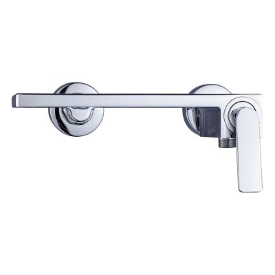 China Good Quality Designer Modern Wall Mounted Single Handle Chrome Bath Shower Faucets for sale