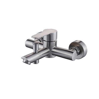 China Classic High Quality Single Handle Bathroom 304 Stainless Steel Wall Mounted Bathtub Faucet for sale