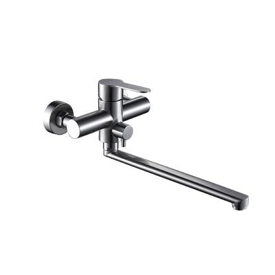 China Modern Hot Selling Good Quality Classic Single Handle Stainless Steel Bath Wall Mounted Faucet for sale