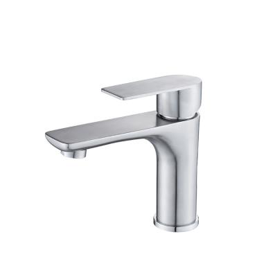 China Modern Design Bathroom Durable Classic Single Handle Single Hole Basin Ceramic Faucet for sale