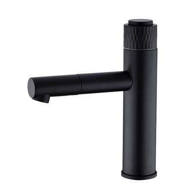 China Brass Single Lever Moden Brass Single Lever Bathroom Faucet Basin Mixer Tap Basin Mixer Tap Hot Cold Black for sale