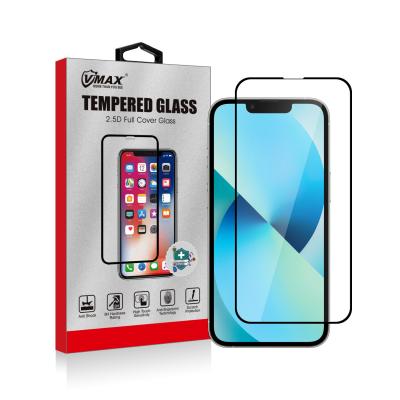 China Anti-bubble 2.5D Silkprint Screen Protector for iPhone 13 tempered glass film compatible with 5.4 6.1 6.7 inch for sale