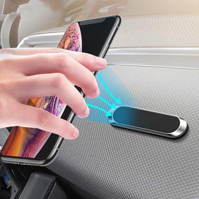 China PORTABLE Universal Magnetic Car Phone Holder Mini Strip Shape Holder For iPhone Samsung Xiaomi For Wall GPS Car Mount for sale