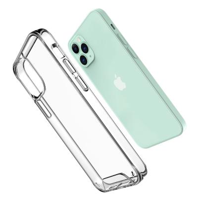 China Lightweight Clear Phone Case For iPhone 12 Pro Max Gradient Military Grade Anti Fall Case For iPhone 12 for sale