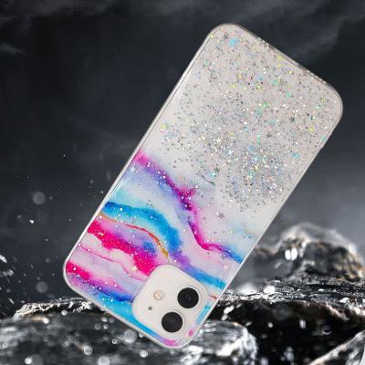 China Anti-fall Fashion Girl Women Marble Cell Phone Case Gradients Case For iPhone 11 12 Pro Max 7P 8P XS XR XS for sale