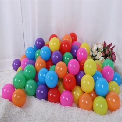 China Bath Toy Wholesale 100pcs/lot Plastic Baby Ball For Toddler Baby Ball Bit for sale