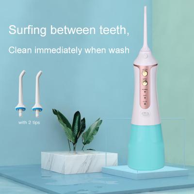 China Household Health Care Travel Kit Teeth Water Flosser Dental Flosser Oral Irrigator Dental Plaque Remover for sale