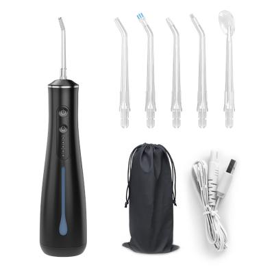 China The 2022 New Household Portable Waterproof Refillable Dental Water Flosser with 5 Modes for sale