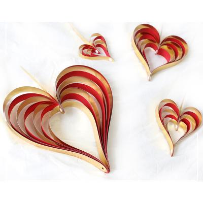 China - Three-dimensional heart-shaped ornaments, matching room layout, shop beauty, birthday decoration party for sale