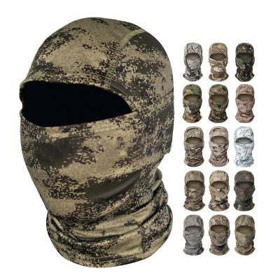 China Outdoor Sport Men Cycling Tactical Military Hunting Balaclava Full Face Camouflage Fishing Camping Mask Face Scarf A Ski Mask for sale