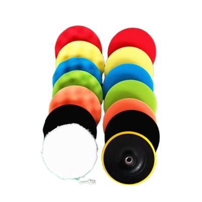 China High Efficiency Wholesale Car Cotton Sponge Polishing Foam Felt Discs Wool Felt Wheel Protection Sponge Buffing Polishing Wheel for sale