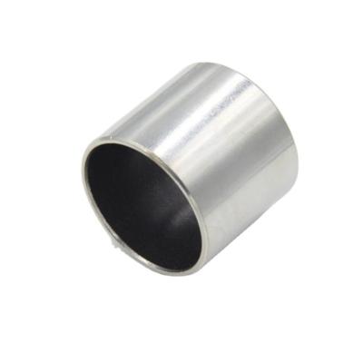 China CNC Machining High Performance Steel Sleeve DU Bushing PTFE Coated Oilless Bush Dry Bearing Casting for sale