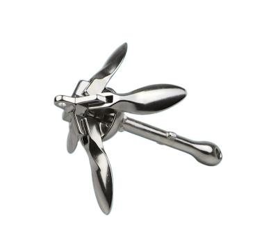 China Yacht Boat Marine Stainless Steel Anchor Marine Hardware Folding Anchor for sale