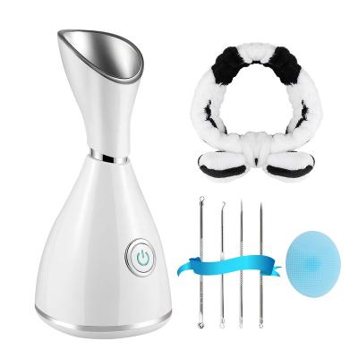 China High Quality Nano DEEP CLEANSING Face Ionic Steamer for Home Facial Warm Mist Steamer for Face Sauna Spa Sinus Moisturizing Cleansing Pores for sale